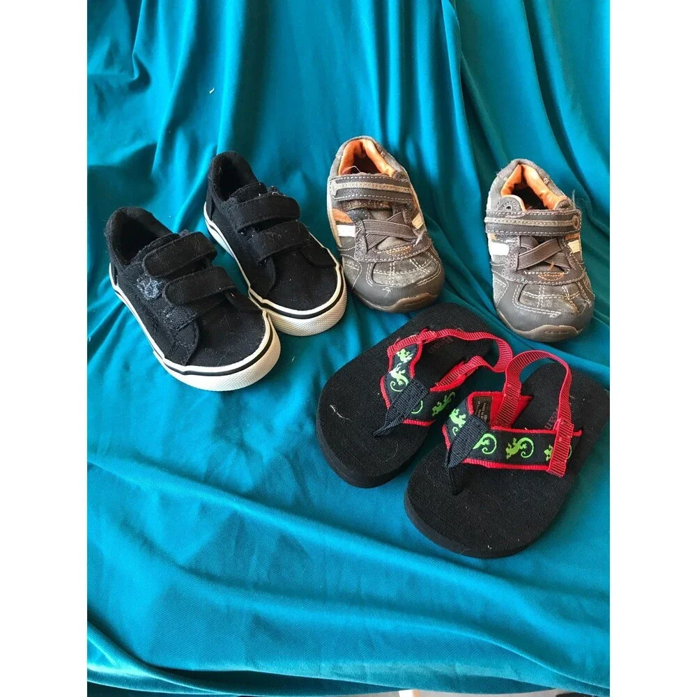 Toddler 5 Shoes Flip Flop Lot